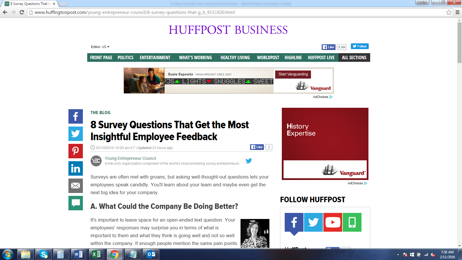 employee feedback survey